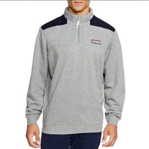 Vineyard Vines Shep Shirt Pullover | Men’s Gray Heather | 1/4 Zip